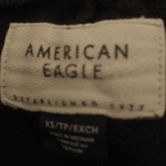 Y2K American Eagle Outfitters 90's Navy Jogger Sweatpants Size XS - Picture 5 of 5